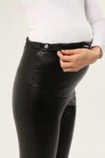 legging grossesse simili cuir